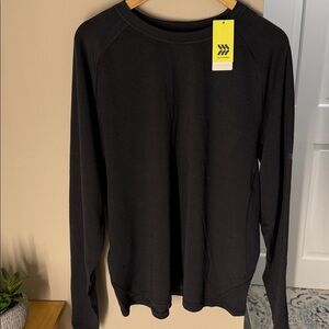 All in Motion cold weather mock long sleeve fitted athletic shirt